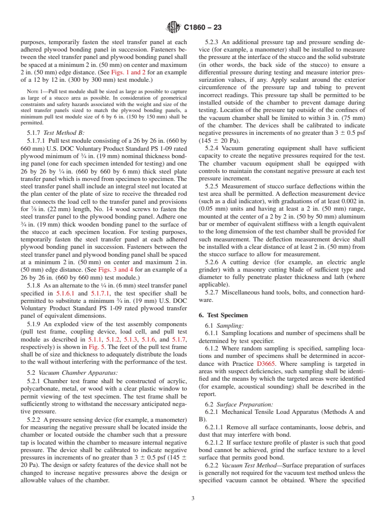 ASTM C1860-23 - Standard Test Methods for Measurement of Tensile ...