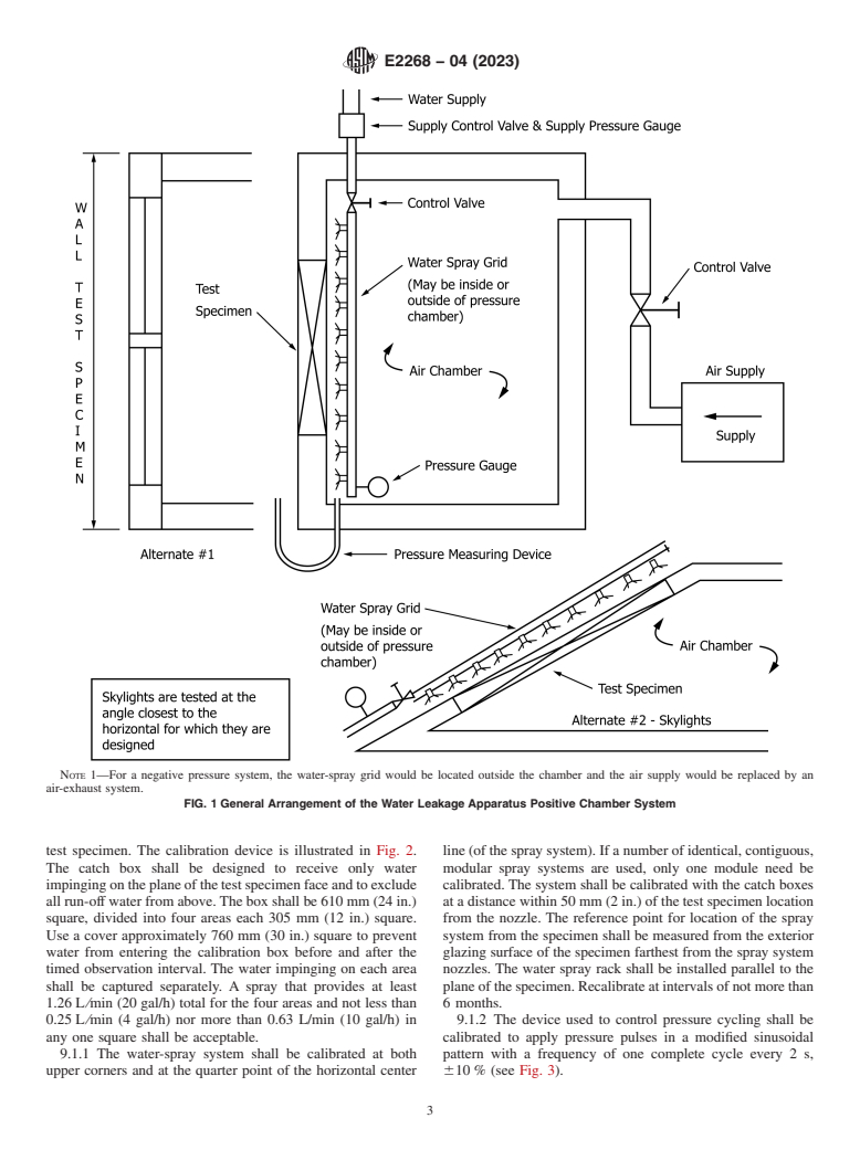 ASTM E2268-04(2023) - Standard Test Method for Water Penetration of Exterior Windows, Skylights, and Doors  by Rapid Pulsed Air Pressure Difference