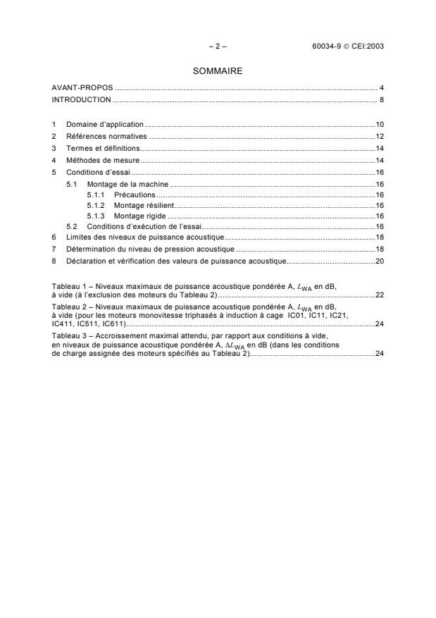IEC 60034-9:2003 IEC 60034-9:2003 - Rotating electrical machines - Part 9: Noise limits - Page 4 preview
