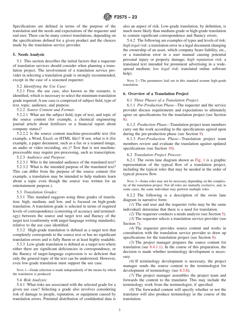 ASTM F2575-23 - Standard Practice for  Language Translation