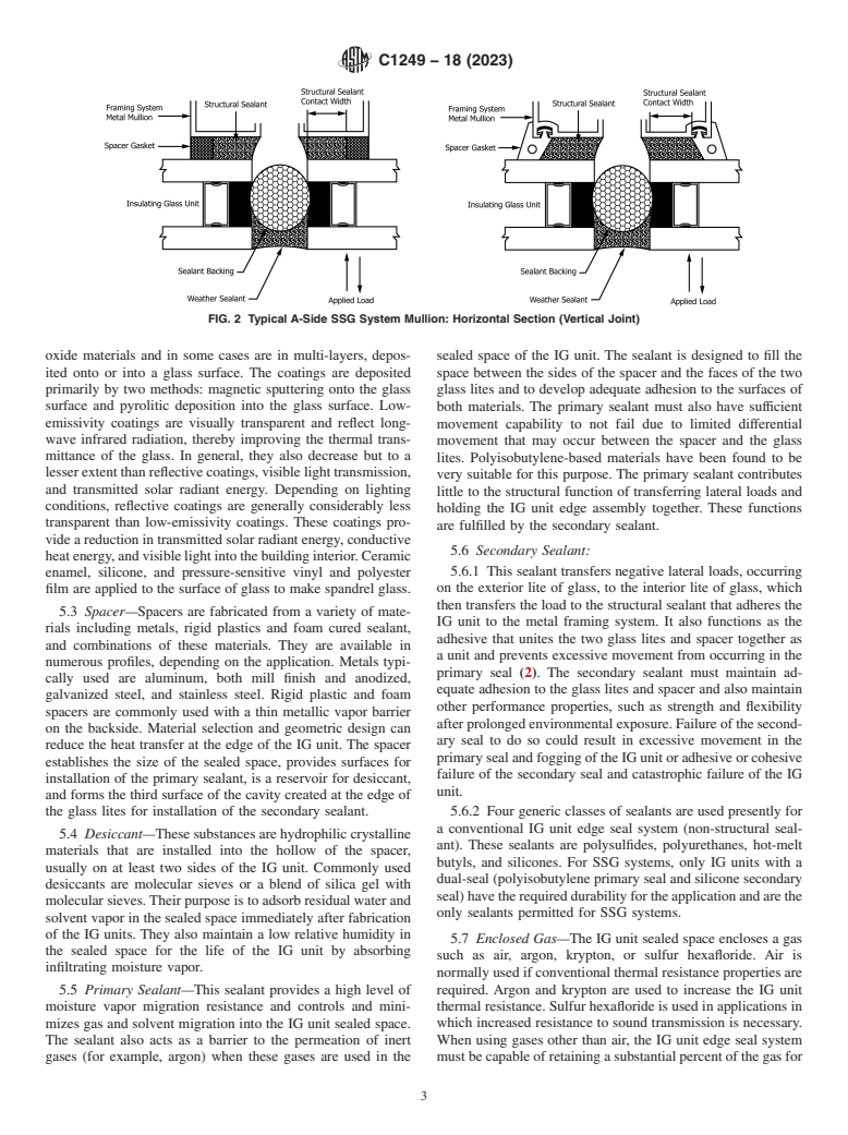 ASTM C1249-18(2023) - Standard Guide for  Secondary Seal for Sealed Insulating Glass Units for Structural Sealant Glazing Applications