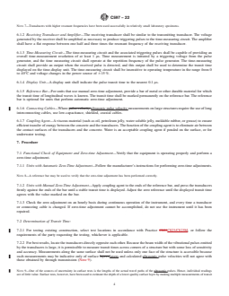 ASTM C597-22 REDLINE ASTM C597-22 - Standard Test Method for Ultrasonic Pulse Velocity Through Concrete - Page 4 preview