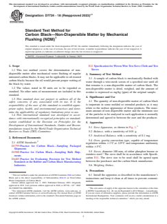 ASTM D7724-18(2023)e1 ASTM D7724-18(2023)e1 - Standard Test Method for Carbon Black—Non-Dispersible Matter by Mechanical Flushing (NDM)