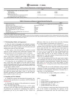 ASTM D226/D226M-17(2023) ASTM D226/D226M-17(2023) - Standard Specification for Asphalt-Saturated Organic Felt Used in Roofing and Waterproofing - Page 2 preview