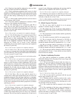 ASTM E3078/E3078M-23 - Standard Practice for Conditioning of Hard Armor Test Items