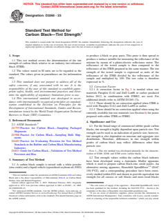 ASTM D3265-23 - Standard Test Method for Carbon Black—Tint Strength