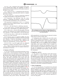 ASTM E2928/E2928M-23 ASTM E2928/E2928M-23 - Standard Practice for Examination of Drillstring Threads Using the Alternating Current Field Measurement Technique - Page 2 preview