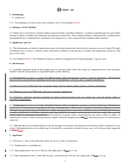 ASTM D516-22 REDLINE ASTM D516-22 - Standard Test Method for Sulfate Ion in Water - Page 2 preview