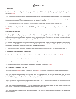 ASTM D7214-23 REDLINE ASTM D7214-23 - Standard Test Method for Determination of the Oxidation of Used Lubricants by FT-IR Using Peak Area Increase Calculation - Page 3 preview