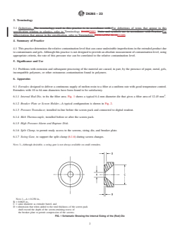 ASTM D6265-23 REDLINE ASTM D6265-23 - Standard Practice for Separation of Contaminants in Polymers Using an Extruder Filter Test - Page 2 preview