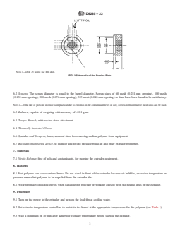 ASTM D6265-23 REDLINE ASTM D6265-23 - Standard Practice for Separation of Contaminants in Polymers Using an Extruder Filter Test - Page 3 preview