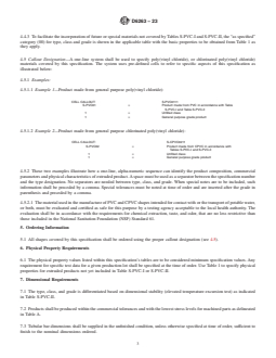 ASTM D6263-23 REDLINE ASTM D6263-23 - Standard Specification for Extruded Rods and Bars Made From Rigid Poly(Vinyl Chloride) (PVC) and Chlorinated Poly(Vinyl Chloride) (CPVC) - Page 3 preview