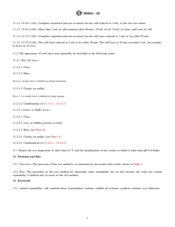 ASTM D6553-23 REDLINE ASTM D6553-23 - Standard Test Method for Coolant Compatibility of Way Lubricants - Page 4 preview