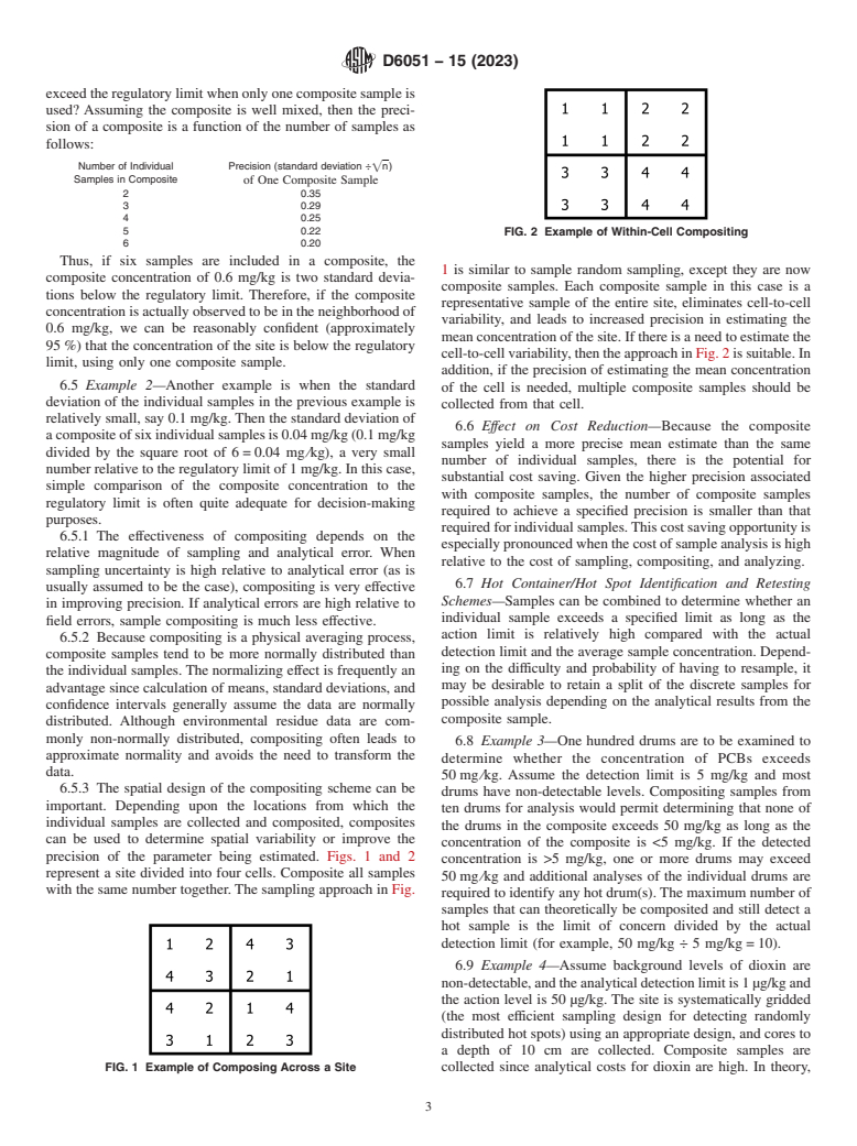 ASTM D6051-15(2023) - Standard Guide for  Composite Sampling and Field Subsampling for Environmental  Waste Management Activities