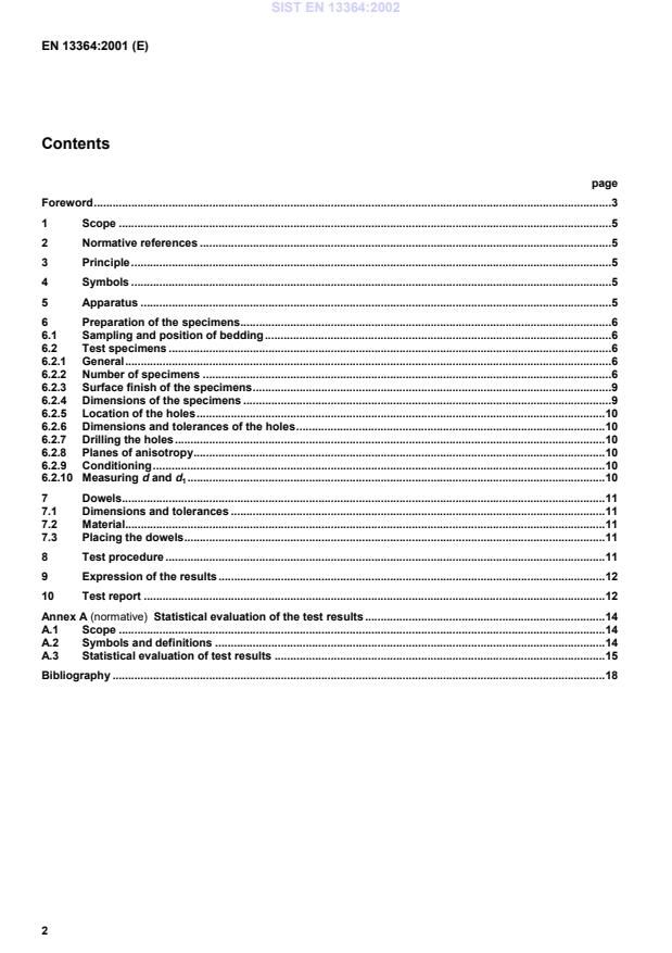 SIST EN 13364:2002 SIST EN 13364:2002 - Page 4 preview