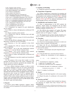 ASTM D7871-23 ASTM D7871-23 - Standard Test Method for Analysis of Cyclohexane by Gas Chromatography (Effective Carbon Number) - Page 3 preview
