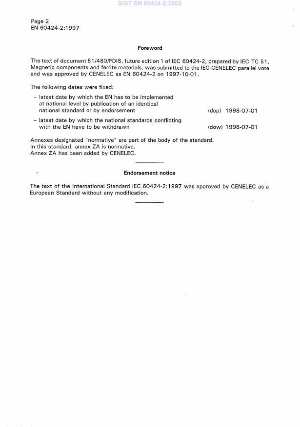 EN 60424-2:1997 EN 60424-2:2002 - Page 4 preview