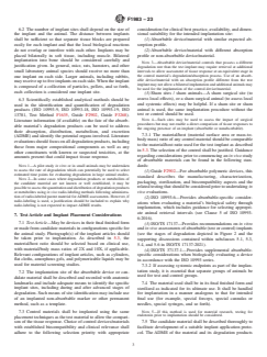 ASTM F1983-23 ASTM F1983-23 - Standard Practice for Assessment of Selected Tissue Effects of Absorbable Biomaterials for Implant Applications - Page 3 preview