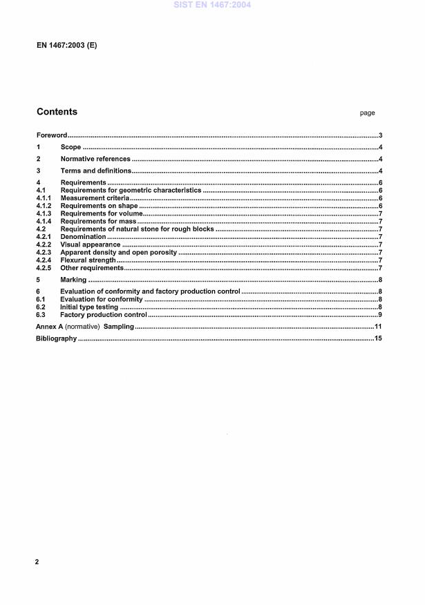 EN 1467:2003 EN 1467:2004 - Page 4 preview