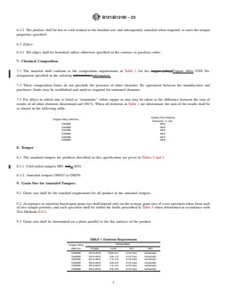 ASTM B121/B121M-23 REDLINE ASTM B121/B121M-23 - Standard Specification for Leaded Brass Plate, Sheet, Strip, and Rolled Bar - Page 4 preview