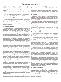 ASTM D4632/D4632M-15a(2023) ASTM D4632/D4632M-15a(2023) - Standard Test Method for Grab Breaking Load and Elongation of Geotextiles - Page 2 preview