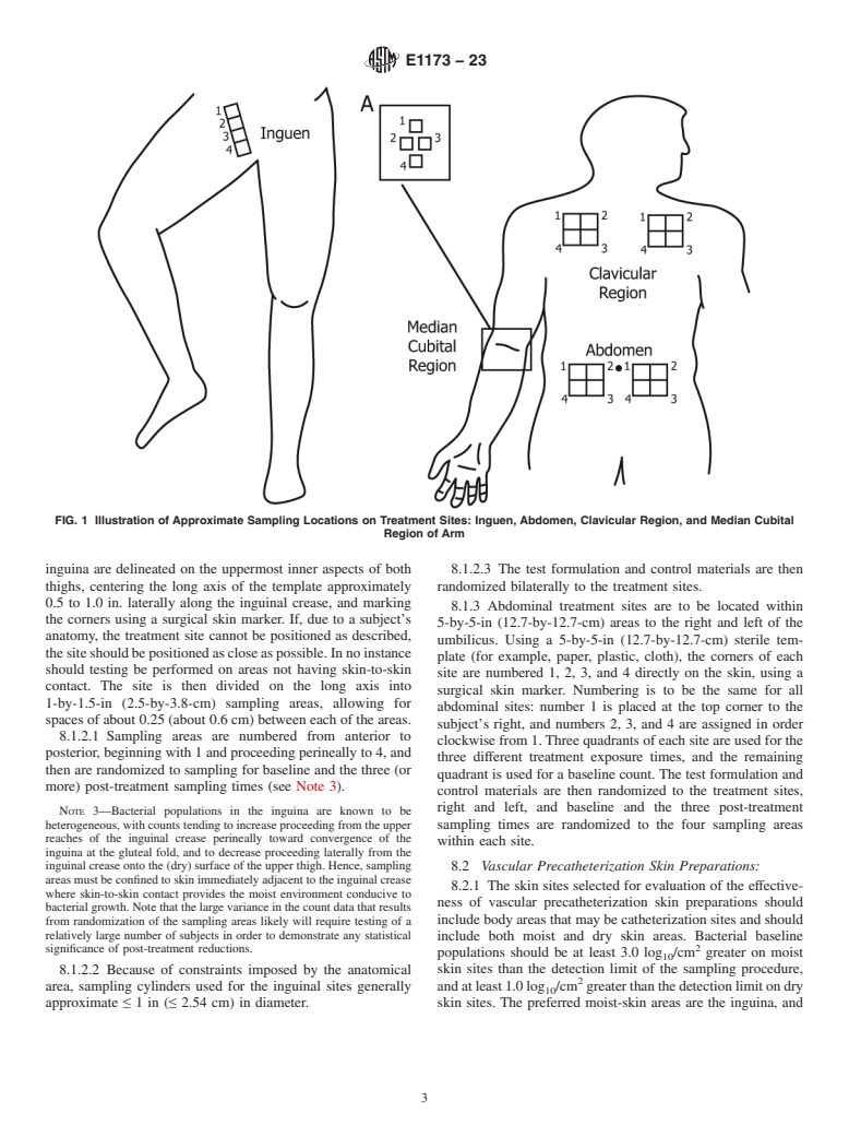 ASTM E1173-23 - Standard Practice for  Evaluation of Preoperative, Precatheterization, or Preinjection  Skin Preparations