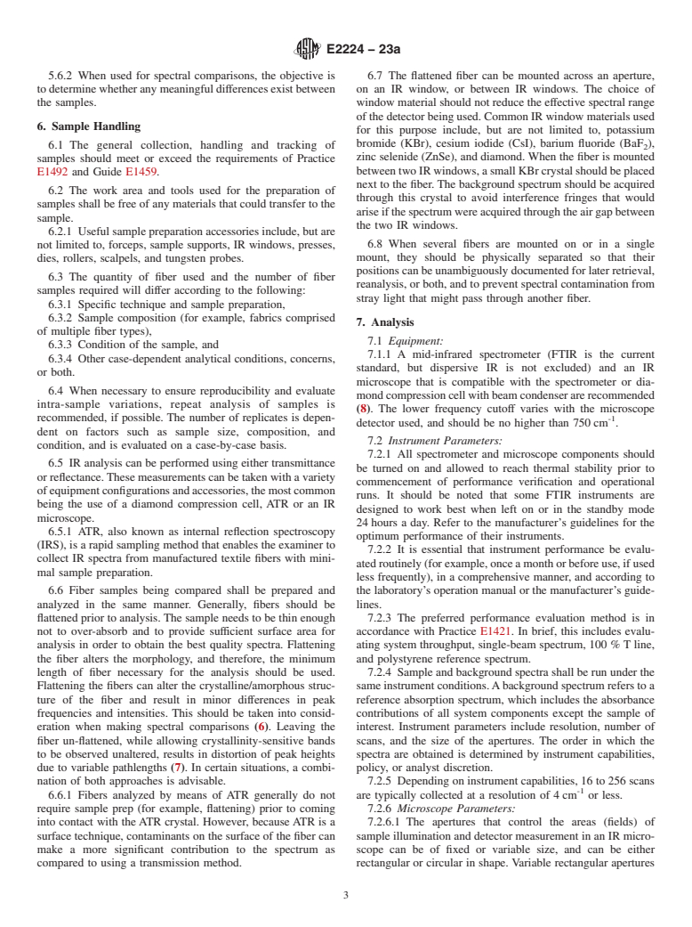 ASTM E2224-23a - Standard Guide for  Forensic Analysis of Fibers by Infrared Spectroscopy