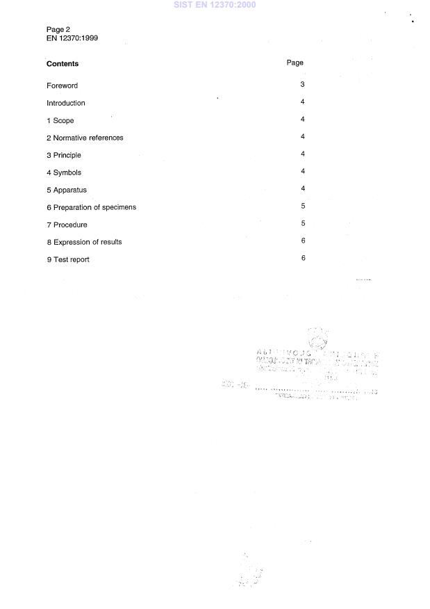 EN 12370:1999 EN 12370:2000 - Page 4 preview