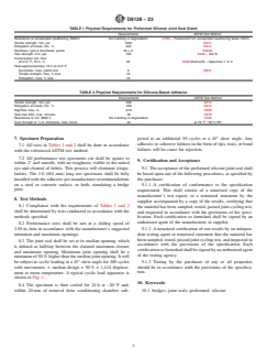ASTM D8138-23 ASTM D8138-23 - Standard Specification for Preformed Silicone Joint Sealing System for Bridges - Page 2 preview