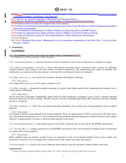 ASTM D8127-23 REDLINE ASTM D8127-23 - Standard Test Method for Coupled Particulate and Elemental Analysis using X-ray Fluorescence (XRF) for In-Service Lubricants - Page 2 preview
