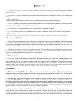 ASTM D8127-23 REDLINE ASTM D8127-23 - Standard Test Method for Coupled Particulate and Elemental Analysis using X-ray Fluorescence (XRF) for In-Service Lubricants - Page 3 preview