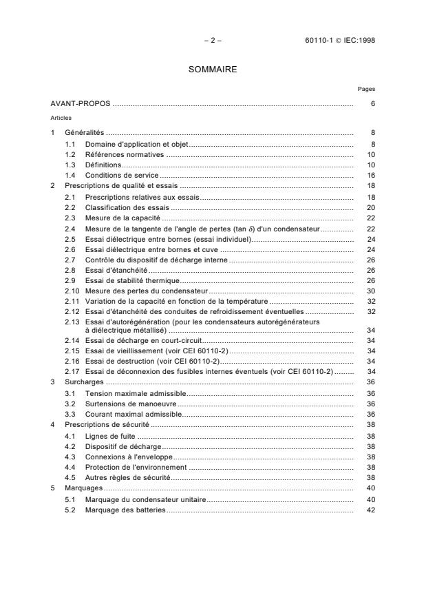 IEC 60110-1:1998 IEC 60110-1:1998 - Power capacitors for induction heating installations - Part 1: General - Page 4 preview