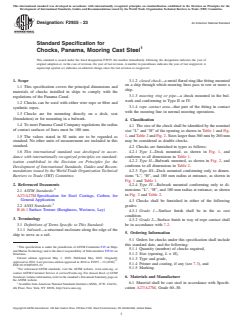 ASTM F2935-23 ASTM F2935-23 - Standard Specification for Chocks, Panama, Mooring Cast Steel - Page 1 preview