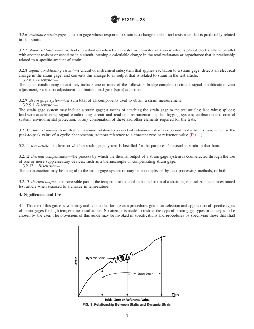 REDLINE ASTM E1319-23 - Standard Guide for High-Temperature Static Strain Measurement