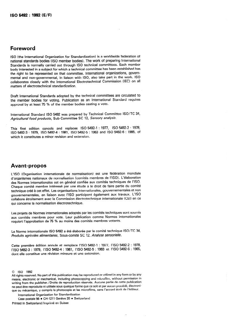 ISO 5492:1992 ISO 5492:1992 - Page 2 preview