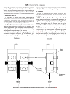 ASTM D7737/D7737M-15(2023) ASTM D7737/D7737M-15(2023) - Standard Test Method for Individual Geogrid Junction Strength - Page 2 preview