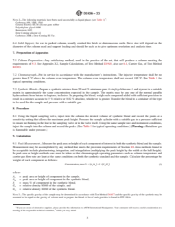 ASTM D2426-23 REDLINE ASTM D2426-23 - Standard Test Method for Butadiene Dimer and Styrene in Butadiene Concentrates by Gas Chromatography - Page 3 preview