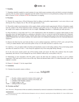 ASTM D5799-23 REDLINE ASTM D5799-23 - Standard Test Method for Determination of Peroxides in Butadiene - Page 3 preview