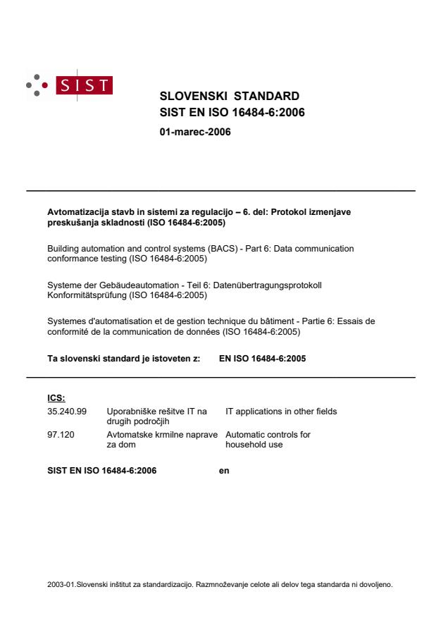 EN ISO 16484-6:2006