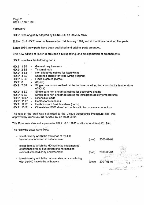 HD 21.8 S2:1999 HD 21.8 S2:2000 - Page 4 preview