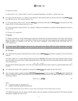 REDLINE ASTM E1228-23 - Standard Test Method for Assay of Peroxy Esters—Catalyzed Iodometric Procedure