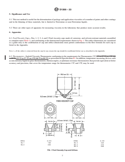 ASTM D1200-23 REDLINE ASTM D1200-23 - Standard Test Method for Viscosity by Ford Viscosity Cup - Page 2 preview