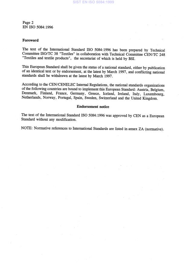 EN ISO 5084:1996 EN ISO 5084:1999 - Page 4 preview