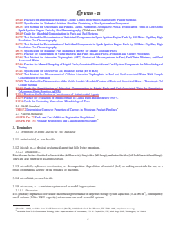 ASTM E1259-23 REDLINE ASTM E1259-23 - Standard Practice for Evaluation of Antimicrobials in Liquid Fuels Boiling Below 390 °C - Page 2 preview