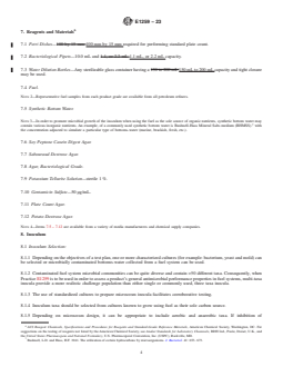ASTM E1259-23 REDLINE ASTM E1259-23 - Standard Practice for Evaluation of Antimicrobials in Liquid Fuels Boiling Below 390 °C - Page 4 preview