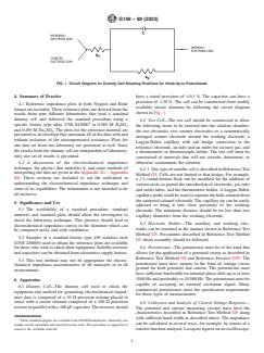 ASTM G106-89(2023) ASTM G106-89(2023) - Standard Practice for Verification of Algorithm and Equipment for Electrochemical Impedance Measurements - Page 2 preview