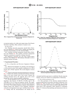 ASTM G106-89(2023) ASTM G106-89(2023) - Standard Practice for Verification of Algorithm and Equipment for Electrochemical Impedance Measurements - Page 3 preview