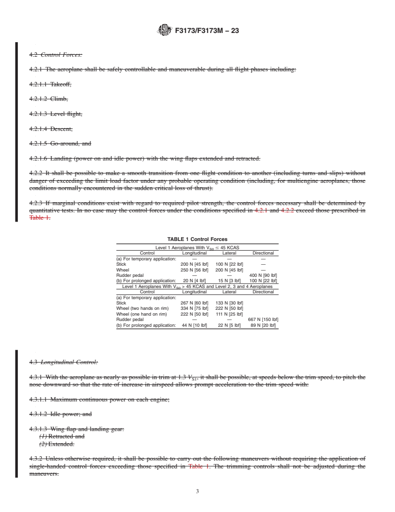 REDLINE ASTM F3173/F3173M-23 - Standard Specification for Aircraft Handling Characteristics