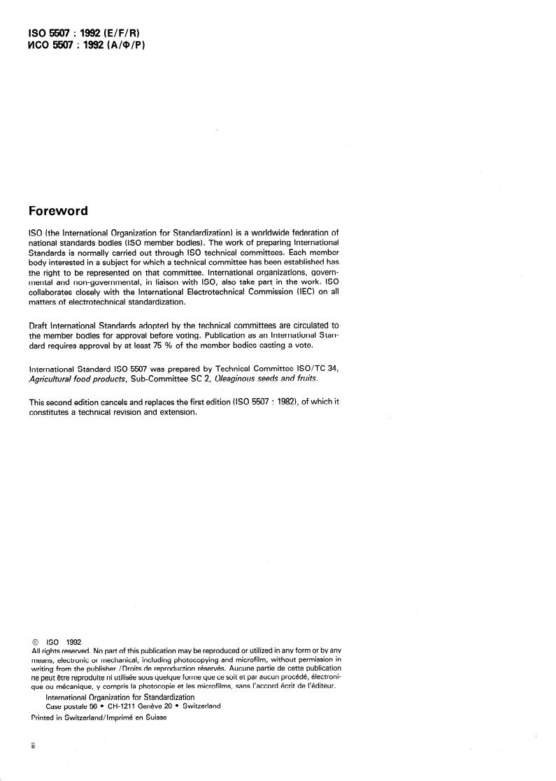 ISO 5507:1992 ISO 5507:1992 - Page 2 preview