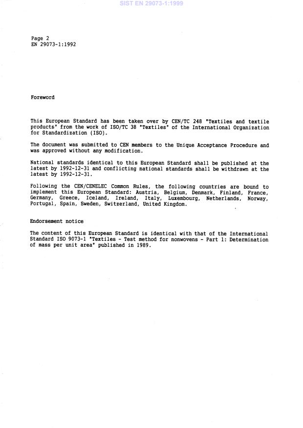 EN 29073-1:1992 EN 29073-1:1999 (EN) - Page 4 preview
